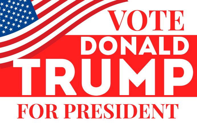 Election Campaign Flag Template