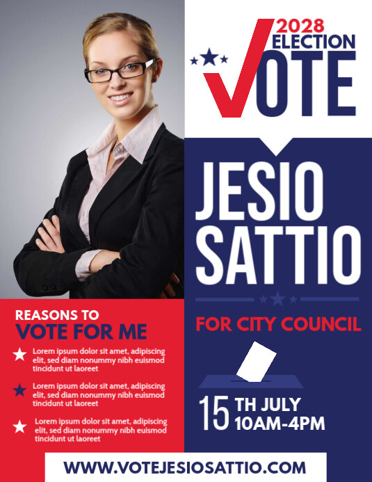 Election Campaign Flyer Template PosterMyWall