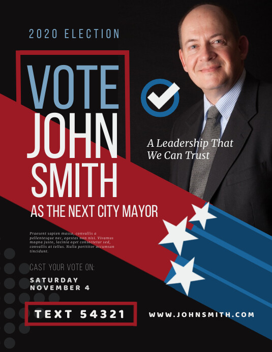 Election Campaign Flyer Template PosterMyWall