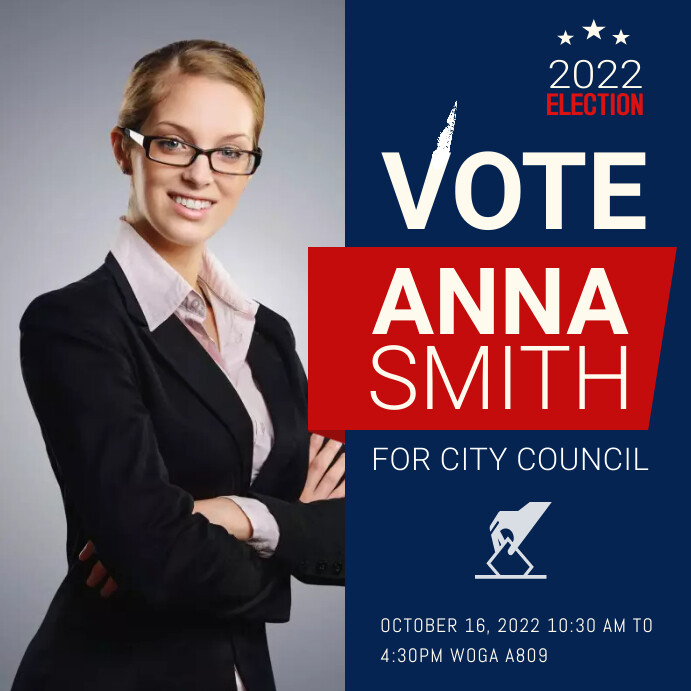 Election Campaign Template PosterMyWall