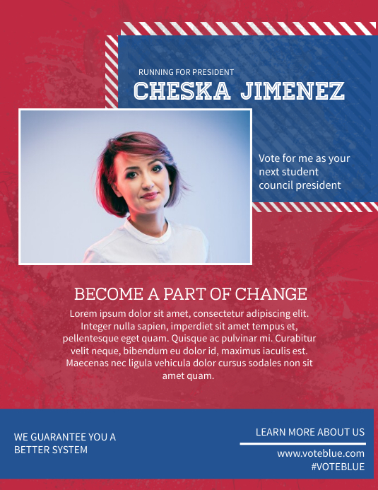 Election Campaign Flyer Template Postermywall