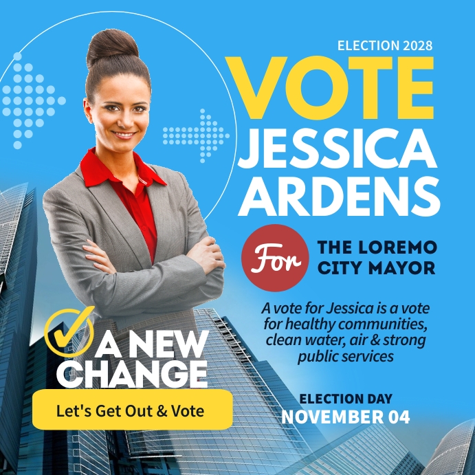 Example Election Post Election Campaign Instagram Post Template | PosterMyWall