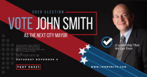 Election Campaign Facebook Shared Image template