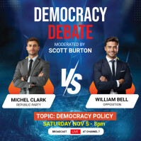 Election campaign poster Template | PosterMyWall