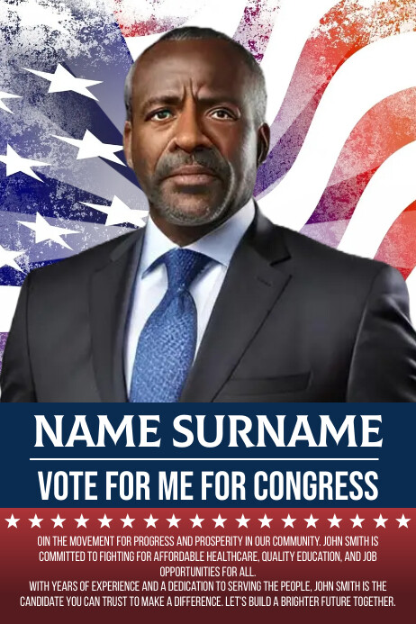 Election Campaign Poster Template Printable PosterMyWall Election Campaign Poster Template Printable PosterMyWall