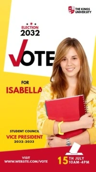 Election Campaign Template Instagram na Kuwento