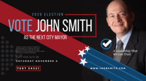 Election Campaign Twitter Post template