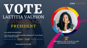 Election Campaign Twitter Post template