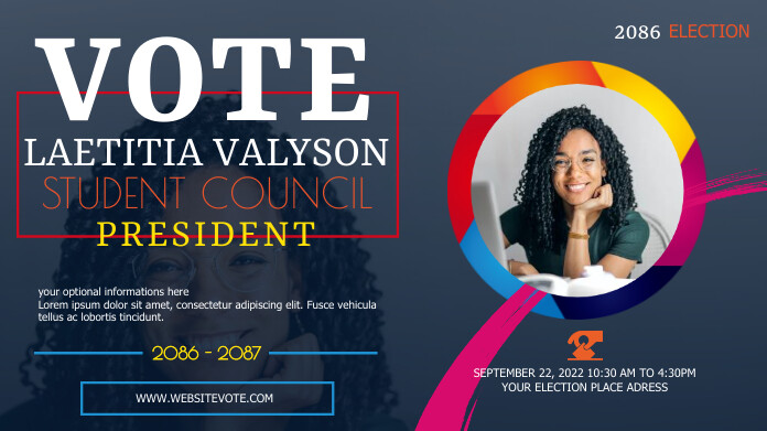 Example Election Post Election Campaign Twitter Post Template | PosterMyWall