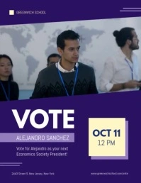 Election Campaign Video Flyer Folder (US Letter) template