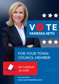 Election Candidate Flyer Template A4