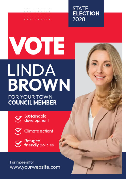 Election Candidate Flyer Template PosterMyWall Election Candidate Flyer Template PosterMyWall