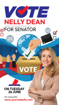 Election Candidate Instagram Story template