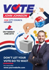 Election Candidate Template A6