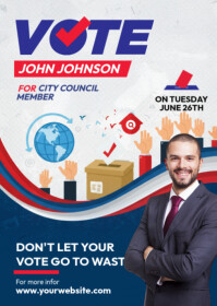 Election Candidate Template | PosterMyWall