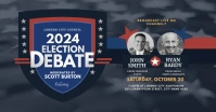 Election Debate Facebook Shared Image template