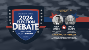 Election Debate Twitter Post template