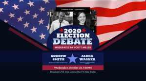 Election Debate Twitter Post template