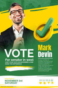 election campaign poster Template | PosterMyWall