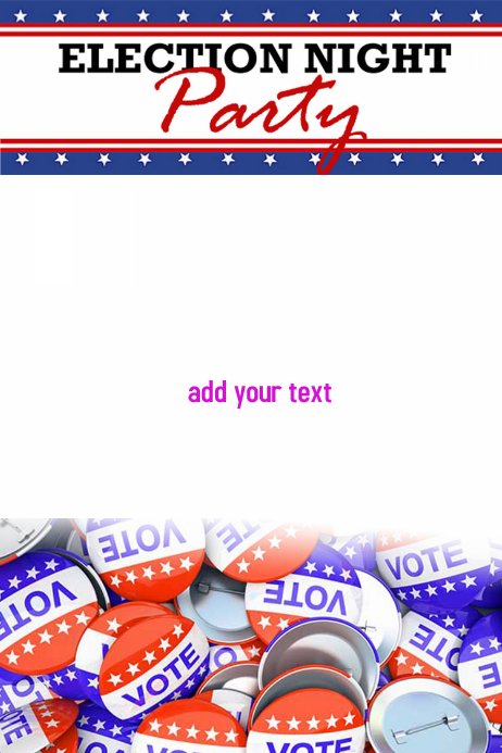 Election Party Template PosterMyWall