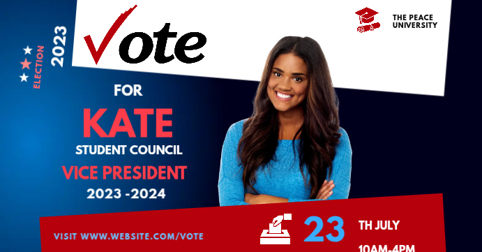 Student Council Election Template | PosterMyWall