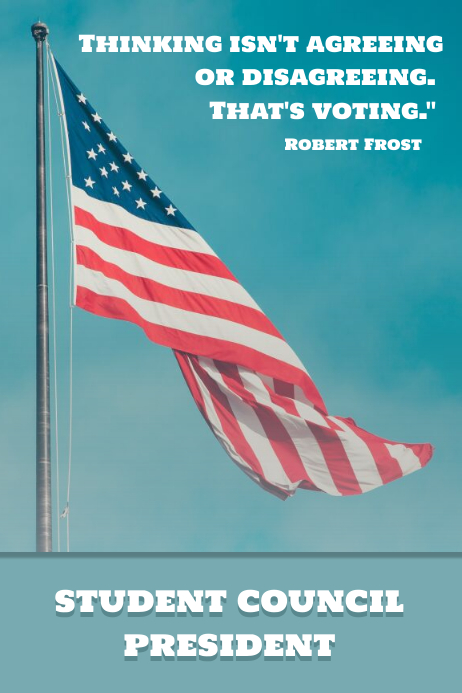 Election Slogan Campaign Poster Template Postermywall