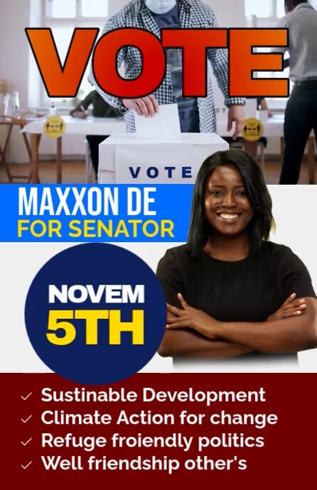 Election Templates PosterMyWall Election Templates PosterMyWall