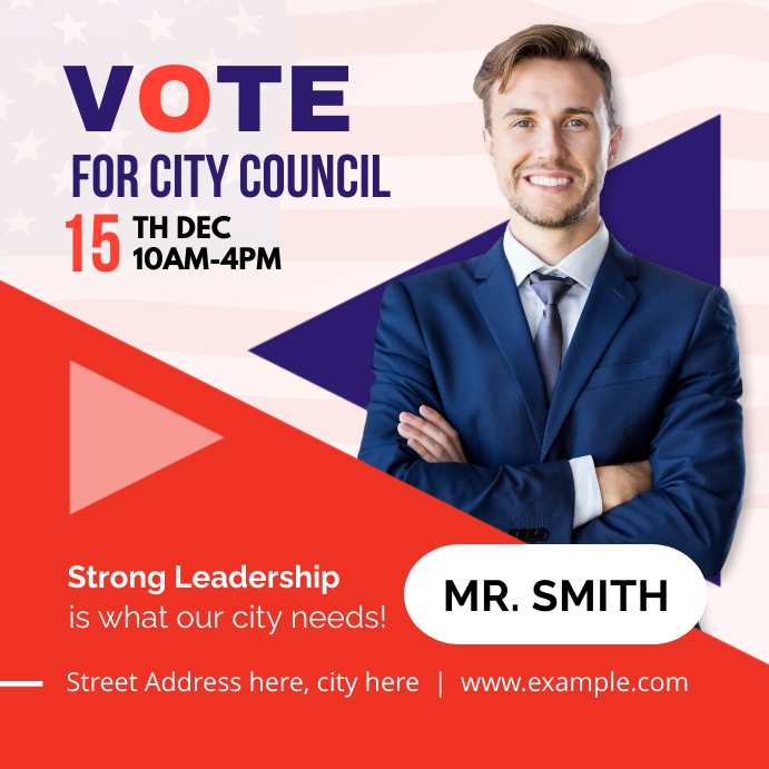 Example Election Post Copy of Election Vote Social Media Instagram Post | PosterMyWall
