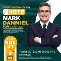 Elections 2020 blog header america president Template | PosterMyWall