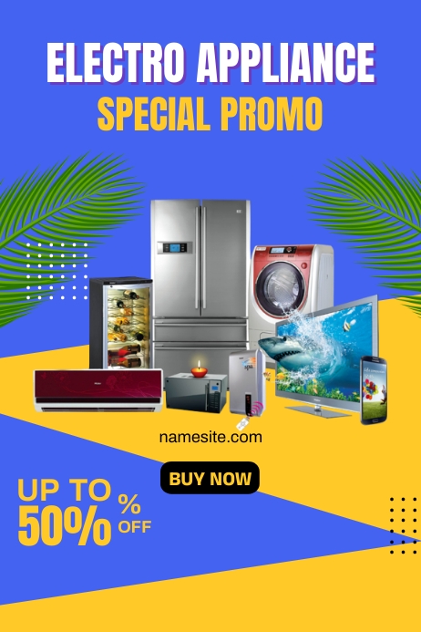Electric Appliance Poster Template | PosterMyWall