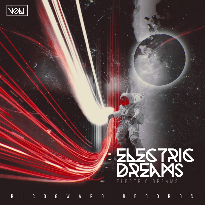 Electric Dreams Album Artwork Template 专辑封面