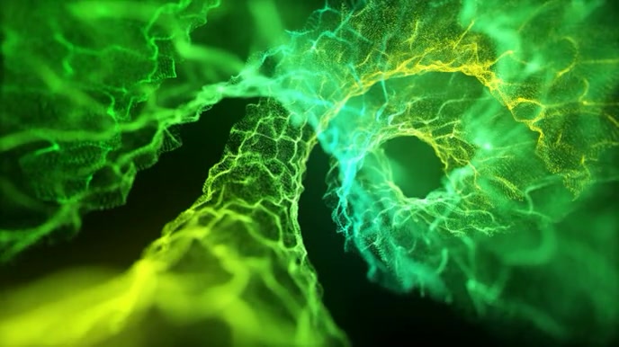 Electric green virtual zoom background Digitalanzeige (16:9) template