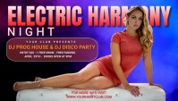 Electric Harmony, Deejay Night Blog Header template