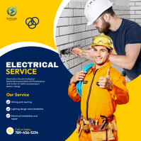 Electrical ads poster template | PosterMyWall