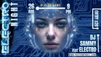 Electro Night, Music Night Blog template