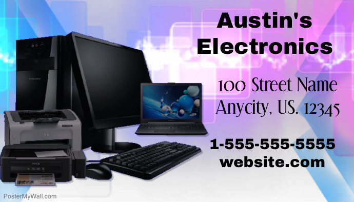 Electronic Business Card PosterMyWall