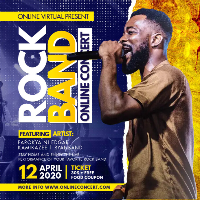 Electronic EDM Music Festival Online Video Co Template ...