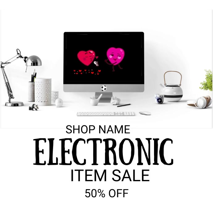 electronic items sale flyer Template PosterMyWall