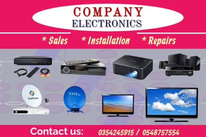 Electronics Poster Making ELECTRONICS Template | PosterMyWall