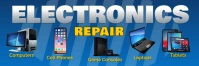 Electronics Repair Banner Sign Banner 2' × 6' template