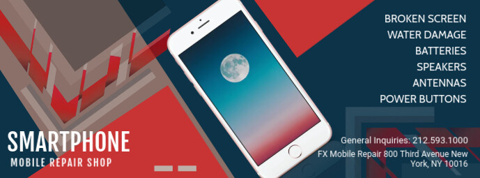 Electronics Repair Shop Facebook Banner Template | PosterMyWall