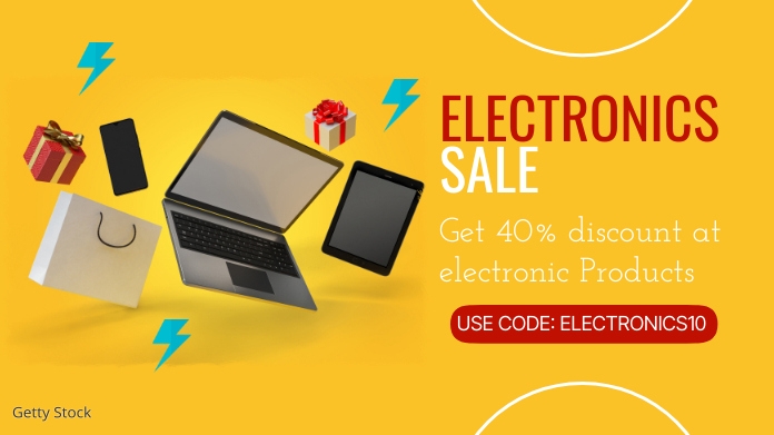 Copy of Electronics Sale Twitter Post Template | PosterMyWall