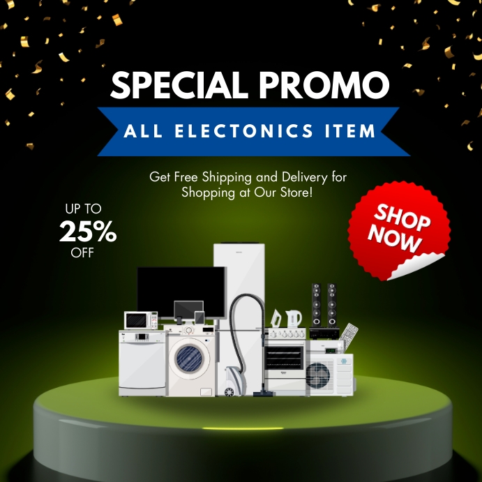 Copy of Electronics sales | PosterMyWall