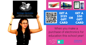 White Electronics Promotion Facebook Shared Image Template