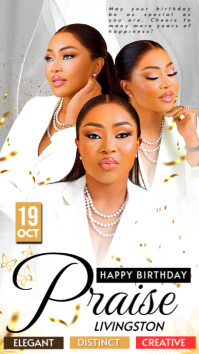 Branco Birthday Celebration Instagram Story Template