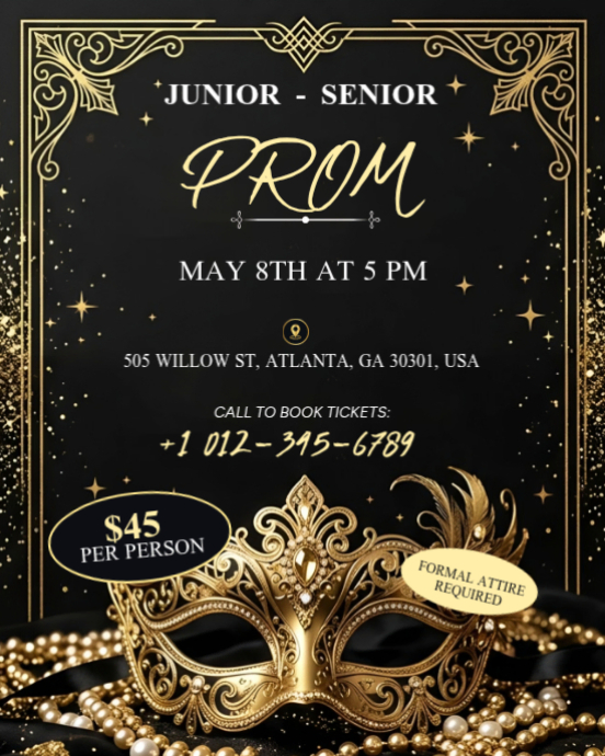 Prom Event Instagram Portrait Template | PosterMyWall