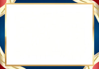 Elegant Blank Greeting Card A4 template
