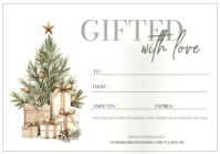 Blanco Gift Voucher A4 Template