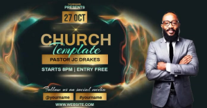 Sort Church Event Facebook Shared Image Template