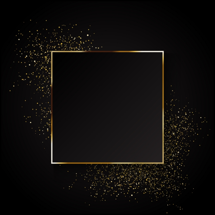 Elegant gold glitter background Instagram 帖子 template